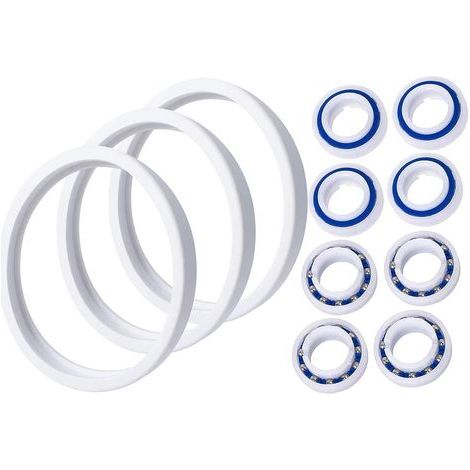 Pneumatico adattabile C10 compatibile con robot pulitore per piscine Polaris 180 280 360 380 con cuscinetti a sfera adattabili C60 (1/5)