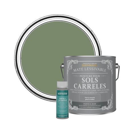 Peinture pour Sols Carrelés Mate Lessivable - Broussaille (1/3)