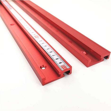 Poussoir de glissière de chenille en alliage d'aluminium 45 mm, table rabattable pour scie circulaire électrique (1/5)
