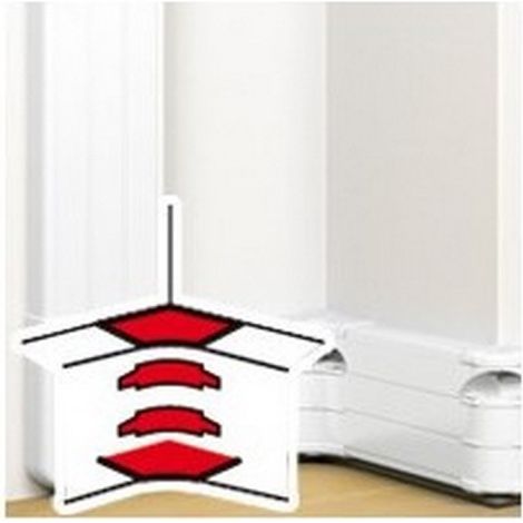 Legrand 075626 - Variable interior angle - for 50 x 180 mm trunking - Mosaic