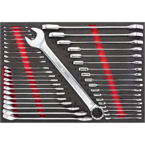 Jeu de clés mixtes à cliquet ∙ V6807 ∙ 40 pièces ∙ 6 – 36 ∙ Nombre d'outils : 40 (1/3)