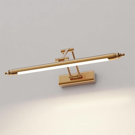 Applique Salle de Bain 60 cm LED 12W 3000K Métal Bras Réglable (1/5)