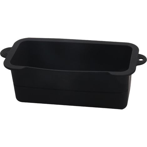 1 bac à graisse en silicone, réutilisable, pour barbecue et plaques de cuisson, compatible avec bacs de récupération (1/5)