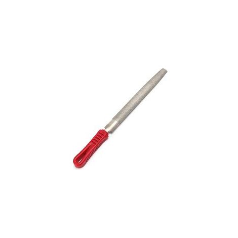 Lime diamant demi-ronde de pour métal, métal, meulage de métaux, limes et râpes à main, outils d'affûtage pour bijoux, pierre, bois, carrelage, verre, jade, 6 pouces (1/4)