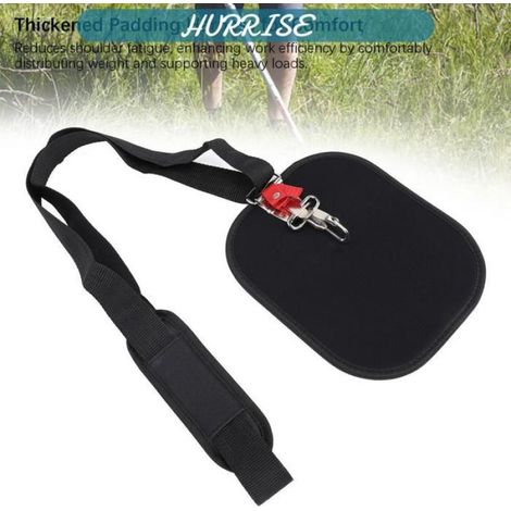 Accessoires de tondeuse à gazon Sangle d'épaule simple, rembourrage en nylon réglable pour outils de jardinage, harnais désherbant (1/4)