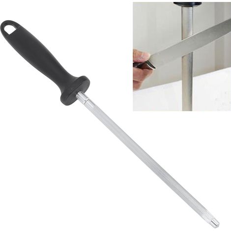 Tige d'affûtage haute résistance avec manche en plastique, affûteur de couteaux, accessoire pour couteaux (1/5)