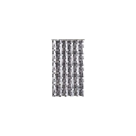 Duschvorhang 200 x 220 cm (B x H), schimmelresistent, antibakteriell, wasserabweisend, gefüttert, weiches Polyestergewebe, Badvorhang mit schönen Mustern fürs Badezimmer - Crezuo (1/4)