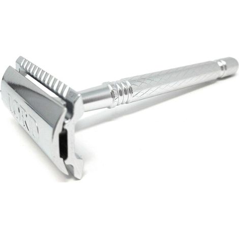 Plastikfreier Sicherheitsrasierer – Metall-Doppelklingenrasierer – Lord Razor (1/5)