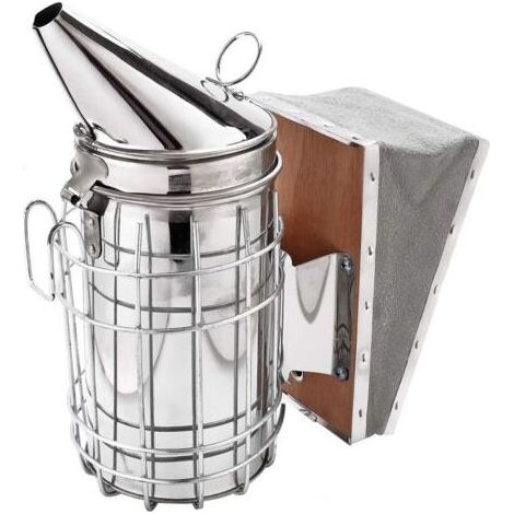 Kit d'outils pour d'apiculture, Fumeur d'abeilles, Fournitures apicoles, Abeille Fumeur, Matériel d'apiculture, Inoxydable Fumeur Bee Hive, Convient Aux Débutants Et Aux Apiculteurs Professionnels (1/5)