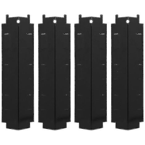Set of 4 high-quality stainless steel heat deflectors for Charbroil-AquaForge barbecues