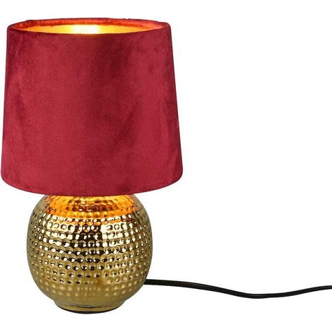 Lampe design, Lampe de table rétro Sophia Rouge en Céramique, TRIO (1/5)