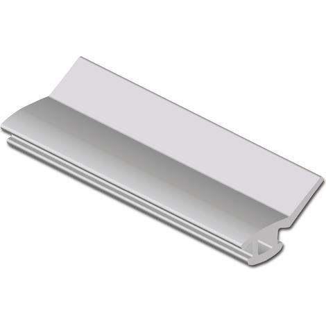Dichtungsprofil für Halteprofil Hart-PVC Isostar, Kunststoff braun