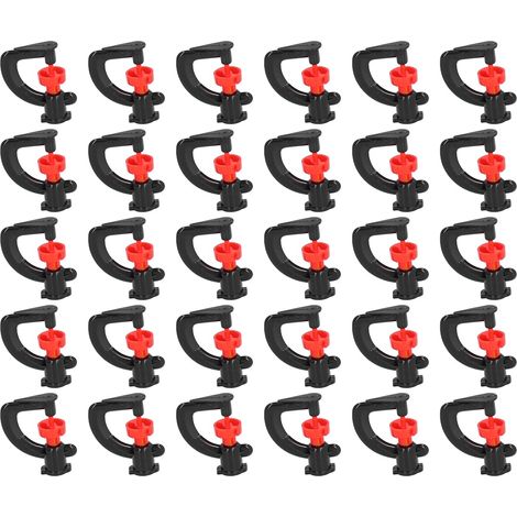 Buse rotative, 30pcs buse de pulvérisation rotative de Type ABS G à l'envers Suspendu arroseur Micro arroseur pour Serre de Jardin (1/4)