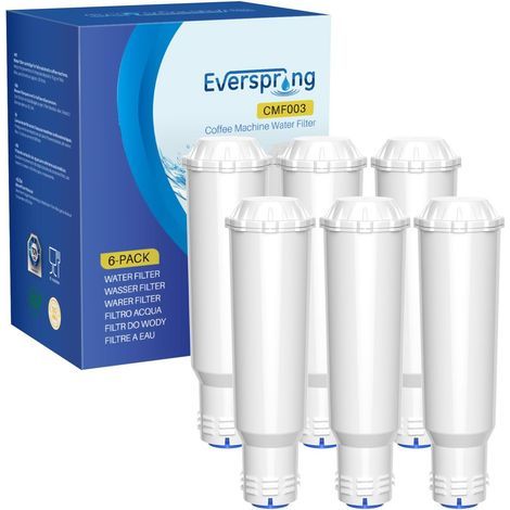 6-Piece Water Filter Set, Compatible with Krups F088, Bosch, AEG, for Automatic Coffee Machines (1/5)