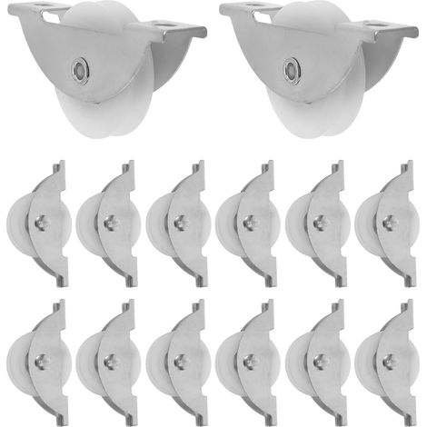 de porte coulissante en nylon silencieux en forme de U galet (1/5)