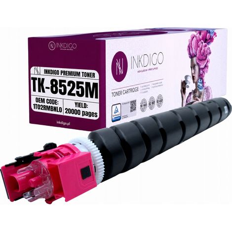 Toner Inkdigo TK8525M compatible avec Kyocera TASKalfa3552ci TASKalfa4052ci Certificat TÜV (1/4)
