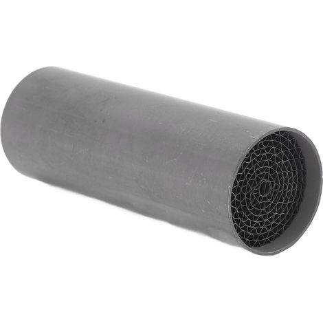 Pot catalytique inox pour pot d'échappement moto, silencieux avant et intermédiaire universel, 35x100mm/1.37x3.93in, compatible motocyclette (1/5)
