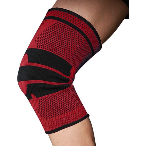 Genouillère De Sport Tricotée - Protection Anti-Choc Élastique - Pour Running Cyclisme Alpinisme - Lot De 1 (1/5)