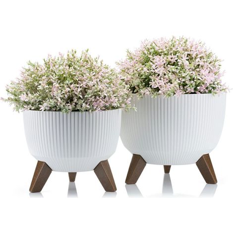 Rosa linea Öko-Recycling-Blumentopf-Set