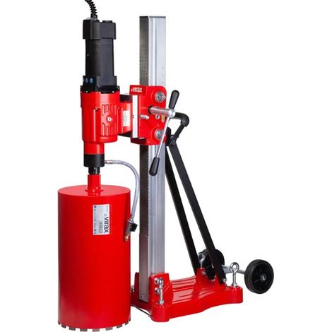 Virax – Carotteuse 2500W pour béton armé – 2 vitesses 360/850 tr/min – Bâti colonne aluminium – Capacité Ø 250 mm – 50120 (1/5)