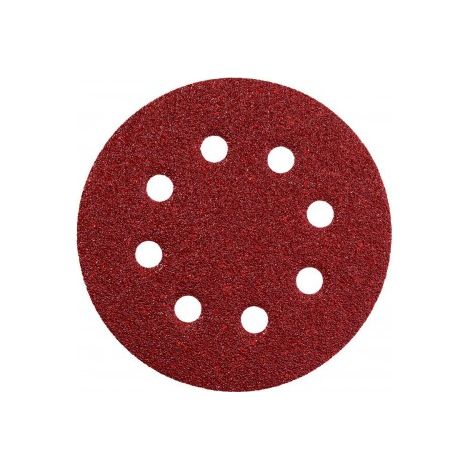 METABO MET-631236000 Set 5 hojas de lijar Pro perf.,Madera y metal Enganche velcro D125mm grano P320