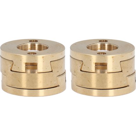 2 pièces manchon d'accouplement métallique haute précision pour imprimante 3D VzBoT BLV axe Z tige filetée T8 (1/5)