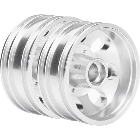 Jantes et moyeux avant/arrière 7 rayons pour remorque Tamiya 1/14 - Roues complètes pour camion tracteur RC (1/5)