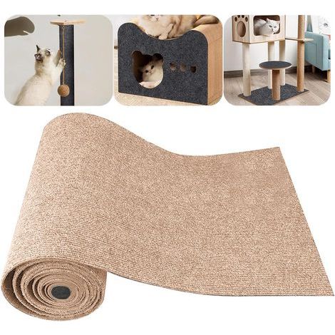 Cat Scratching Post 40x200 cm, Wall Adhesive Non-Woven Fabric, Sofa Furniture Protector (1/5)