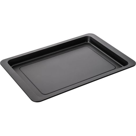 Zenker Teglia Piastra per Pizza e Biscotti 42 x 29 x 2,5 cm, in Acciaio Carbon Steel con Rivestimento Antiaderente (colore: nero), quantità: 1 pezzo, Linea Black Metallic (1/4)