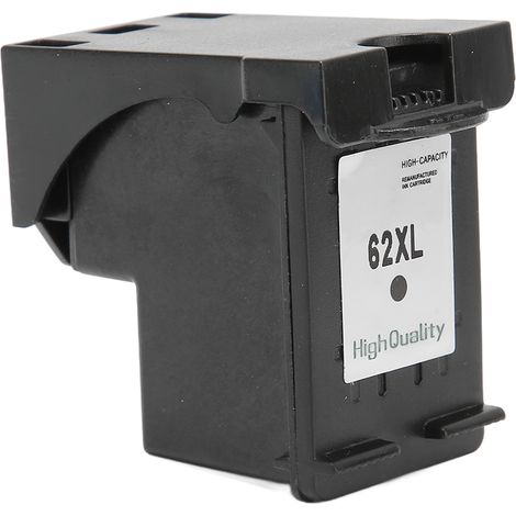 Cartouche d'encre de rechange pour imprimantes HP OfficeJet 200, 258, 5540, 5542, 5640 et 7640 (H 62XLBK, noire) (1/5)