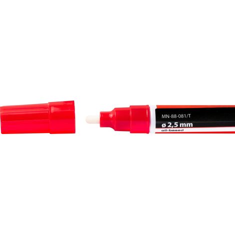 Expert Marker Professionale rosso punta 2,5 mm
