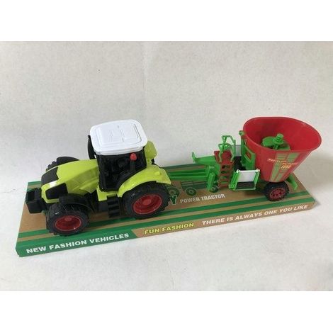 Traktor mit landwirtschaftlichen Maschinen