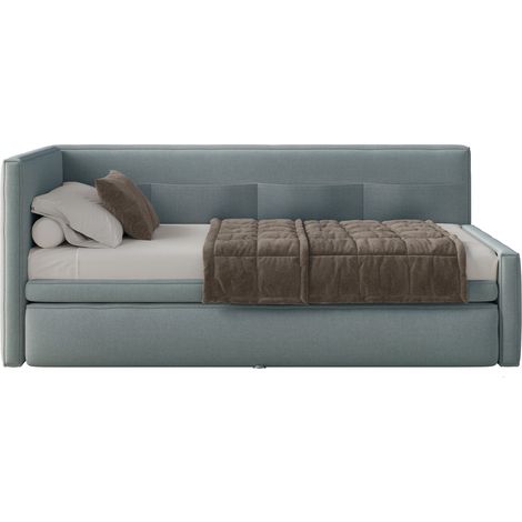 Selsey Nesmi - Lit rembourré - 90x200 cm - bleu (1/5)