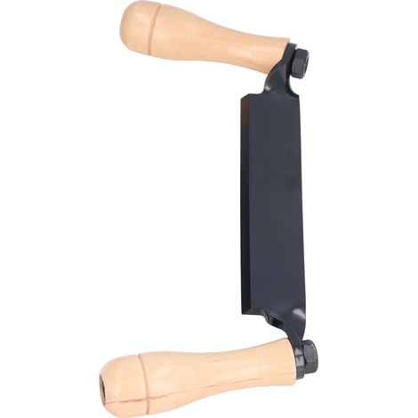 Gerades Schruppmesser aus Wolframstahl, Holzgriff, sicheres und langlebiges Werkzeug zum Schruppen von Baumstämmen und Zaunpfählen, 25 cm (10 Zoll). (1/5)