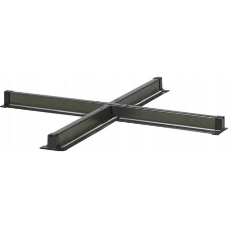 Base a croce per ombrellone 100x100 cm PLATINUM nero Homms (1/3)