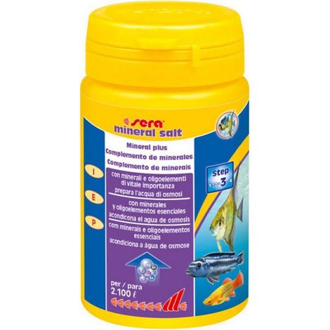 Sera Mineral salt - integratore di sali per acqua osmotica - Formato: 2,3 kg