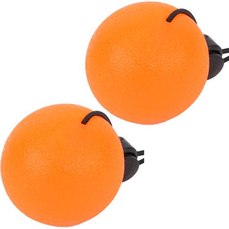 palline antistress in silicone per esercizi e massaggi al polso - Arancione 20° (1/4)