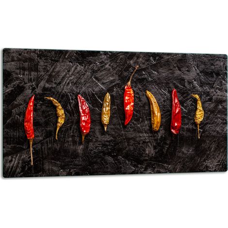 Schneidebrett aus Glas, 52x30 cm, Chili (1/5)
