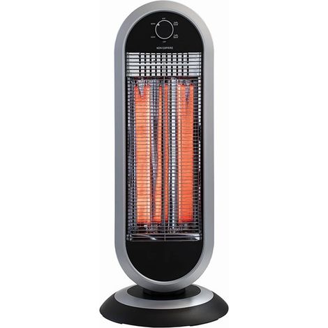 Stufa elettrica Al Carbonio W450-900 CM70 stufetta a risparmio energia consumo (1/4)