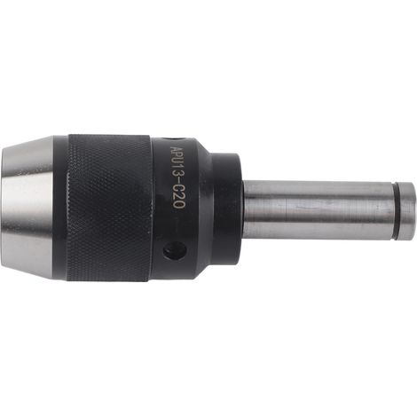 Mandrin de perçage intégré APU13-C20 en acier à haute teneur en carbone avec queue droite de 20 mm et foret de serrage maximal de 13 mm (1/5)