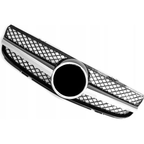 Parrilla Nueva MERCEDES R230 SL 2006 - 2008 CROMADA NEGRA Cambia tu COCHE