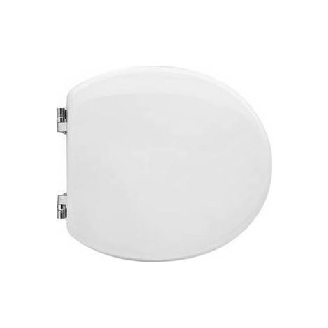 SIÈGE DE WC POUR DOLOMITE VASE ASILO FORMA 2 Dimensions : Blanc - Charnières à anneaux