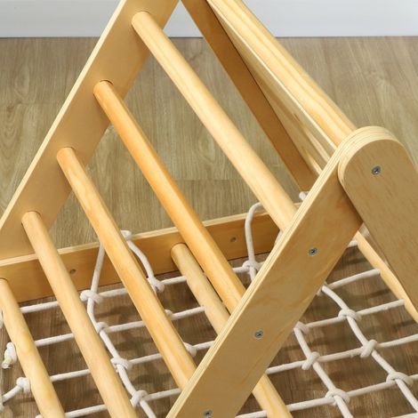 Struttura per Arrampicata 7-in-1 Multicolore in Legno di Pino, Modulabile, Reversibile e Sicura (1/5)