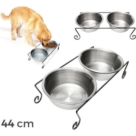 Trade Shop - ZENTLEAN DOUBLE FÜR KANNI IN ACCIAIO MIT UNTERHALTEN 44 X 21 X 11 CM -