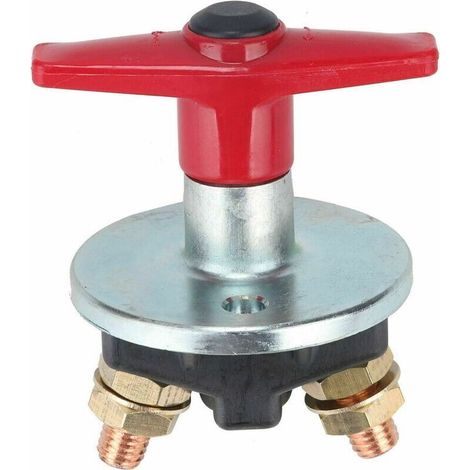 Isolateur de Batterie à Clé Fixe de 200 Amp Interrupteur D'Arrêt Coupé Interrupteur électrique 12V / 24V Commutateur électrique Robuste (1/3)