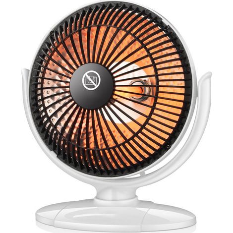 Portable electric heater, 200W mini portable electric heater, suitable for office, home and whole house heating. (1/4)