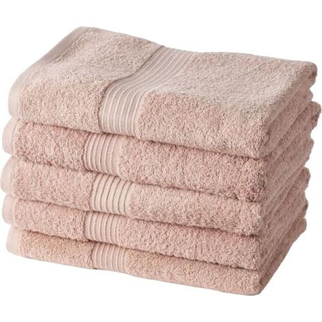 Today Set elegante Handtücher rosa 70 x 130 cm