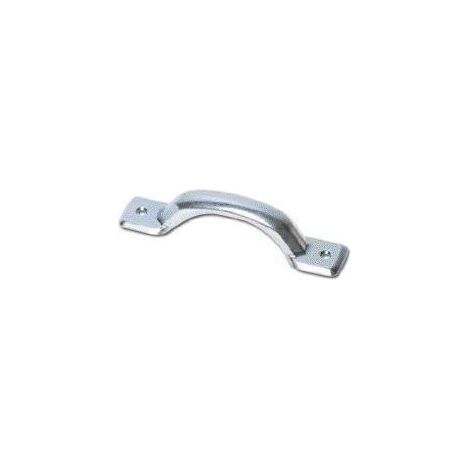 MANIGLIA IMBUTTITA mm.160 ACC.ZINCATO