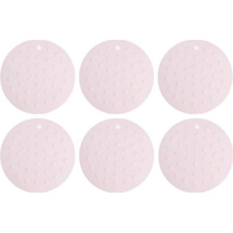 Silicone Tapis Triangulaire Tapis Chauffant Support de Pot CuillRe Support Coaster Cuisine Outil 6 PiCes SRies DESSOUS DE VERRE (1/4)