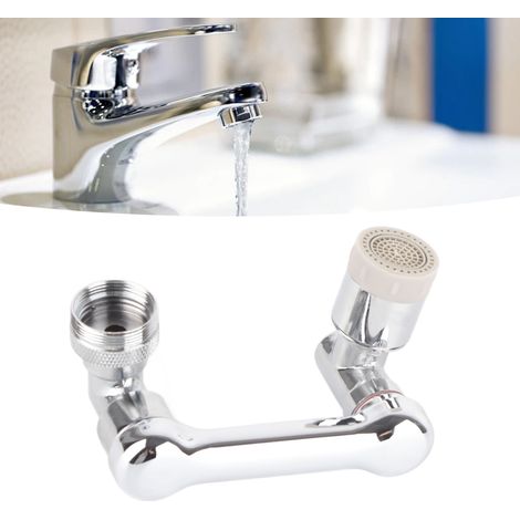 Roboterarm mit Filter, universeller Strahlregler für Wasserhähne, drehbarer Waschbeckenhahn, spritzschutzgeeigneter WC-Hahn (1/5)